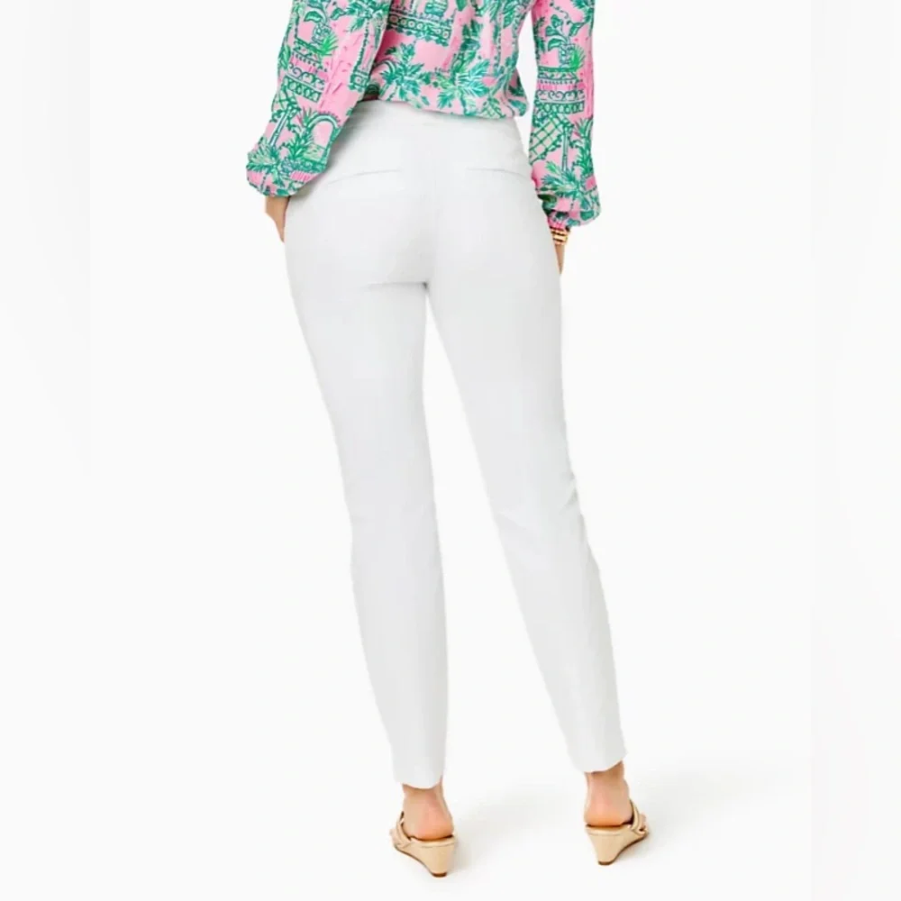 Lilly Pulitzer 29” Kelly‎ Textured Ankle Length Pant - Picture 2 of 12